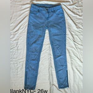 Blank NYC Women's Sky Blue Skinny Jeans